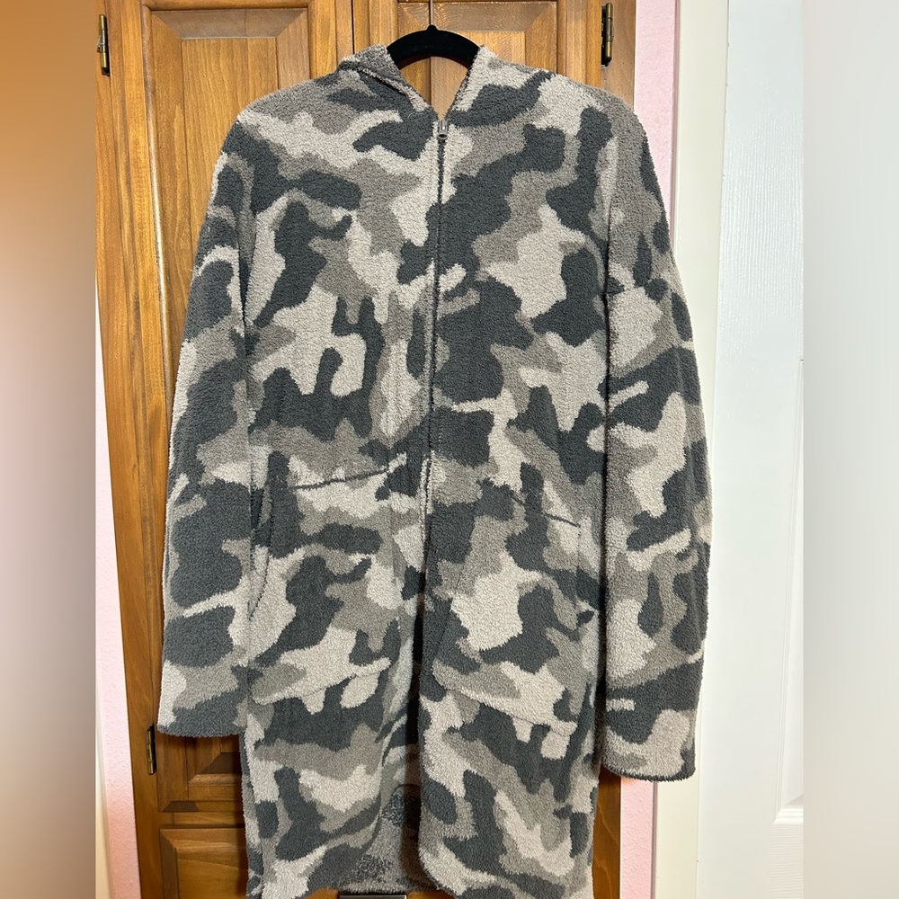 Barefoot Dreams cozy long zip up jacket